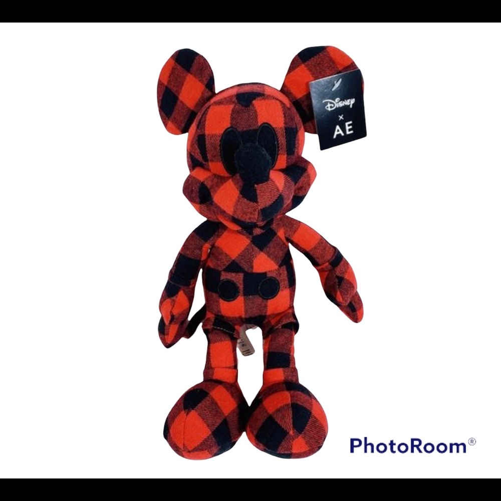 Disney X American Eagle Special Edition Buffalo Plaid Mickey Mouse NWT!!